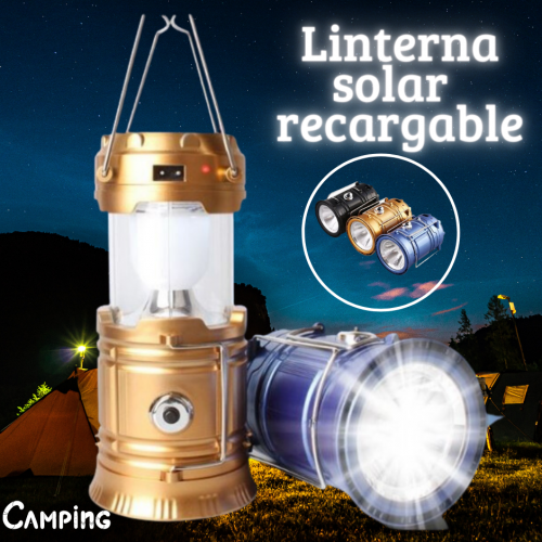 Lámpara solar recargable  LJ-5800