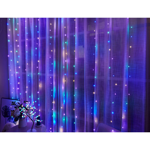 Serie de leds cortina de luces 